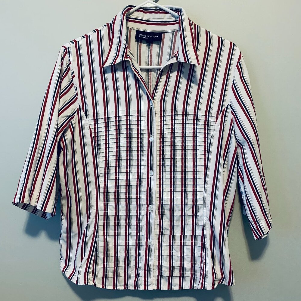 Vintage Jones New York striped blouse